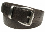 35mm Brown Leather Jeans Belt 8254